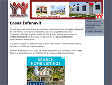 Tablet Screenshot of casas-infonavit.org.mx